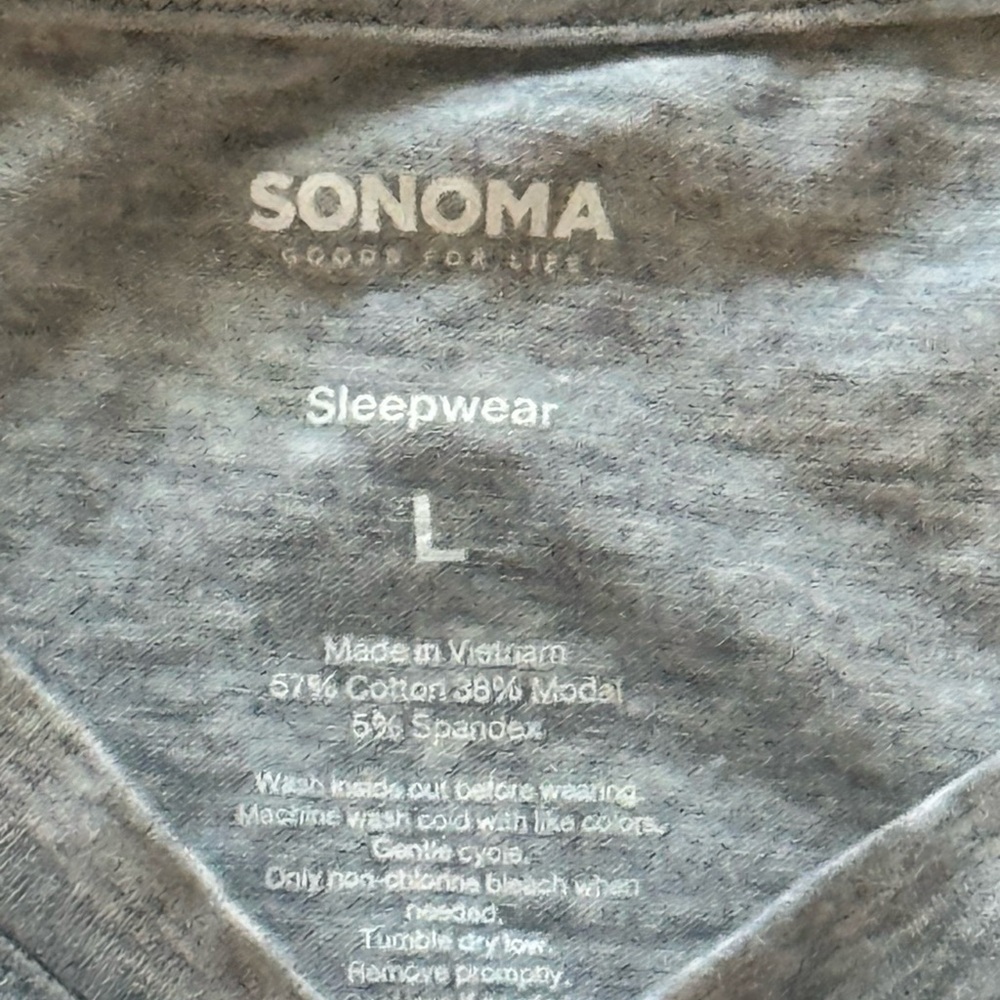 Sonoma Women's Light Gray Pajama Set - Picture 2 of 3